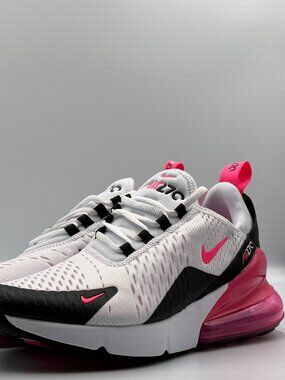 NEW NIKE AIR MAX 270 Hyper Pink White Womens Size 7 AH6789-127